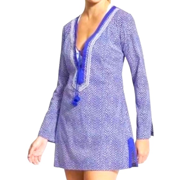 Athleta Kemssa Heringbone Tunic Cover ~up - Picture 4 of 5